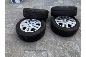 Banden set stalenvelgen met zomer banden 205/55R16