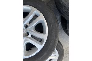 Banden set stalenvelgen met zomer banden 205/55R16