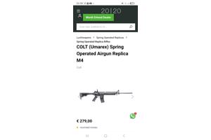 Umarex colt m4 airgun
