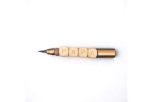 Gepersonaliseerde balpen papa bruin
