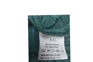 Stretchy lange jurk donkergroen XXL