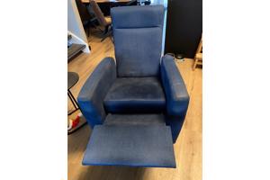 Fauteuil met voetensteun