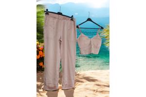 2 delige set lichtroze L