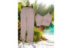 2 delige set lichtroze L