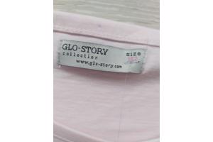 Glo-Story t-shirt met bolletje roze 152