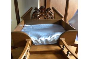 Eikenhouten honden hemelbed