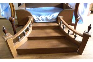 Eikenhouten honden hemelbed