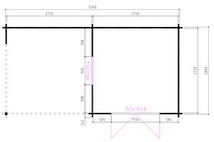 NIEUW MODERN Blokhut 3030Z