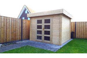 NIEUW moderne blokhut 325 M te koop