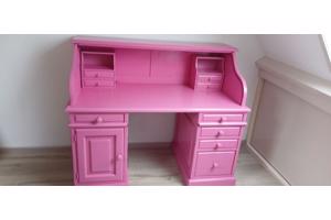 Massief houten bureau