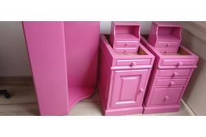 Massief houten bureau