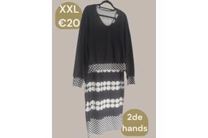 2 delige jurk set xxl