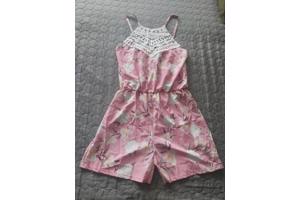 Just me playsuit roze ibiza style one size