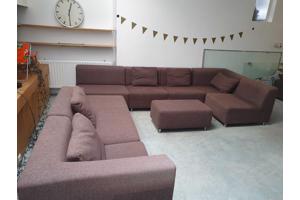 Luxe Bo-concept bank uit vele losse stukken