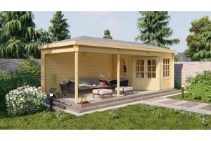 Blokhut - Tuinhuis Bertil | 44 mm | vuren onbehandeld