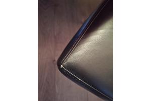 4x Lederlook eetkamerstoelen