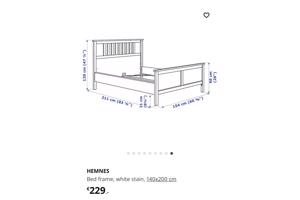 Bed met matras, bodem en kast