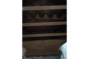 Wijn/dranken kastje van hout