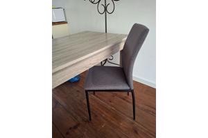 Eettafel Grijs 150x80