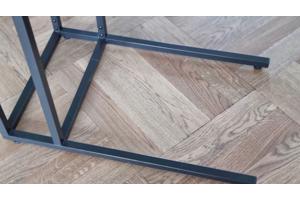 laptoptafeltje Ikea zwart met glas