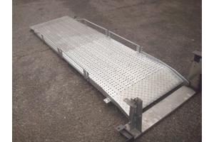 Oprijplaat rampe opvouwbaar aluminium
