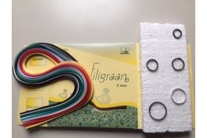 fimoklei, filigraan en origami papier