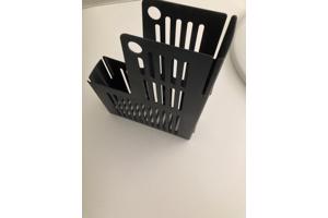 36 kunststof documenten-  of tijdschrifthouders