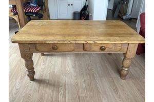 Salontafel hout (l) 120x (b) 70x (h) 50