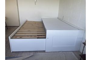 Uitschuifbank Bedbank Ikea Brimnes