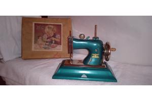 Topper : Casige speelgoednaaimachine (1940&amp;#x27;s) met originele