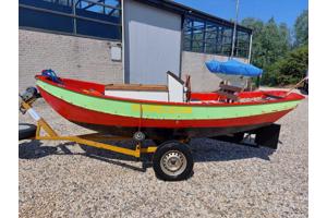 Mooie Stalen Sloep Vlet Replica Kameleon Met Inboard Diesel