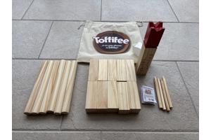 Toffifee Kubb Go spel nieuw houten speelgoed buiten werpspel