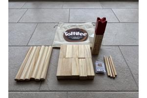 Toffifee Kubb Go spel nieuw houten speelgoed buiten werpspel
