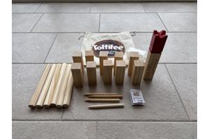 Toffifee Kubb Go spel nieuw houten speelgoed buiten werpspel