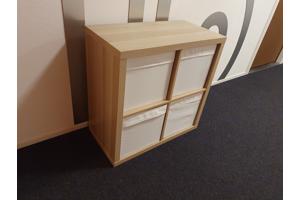 IKEA open kast Kallax, 4 vakken, gratis af te halen in Leiden