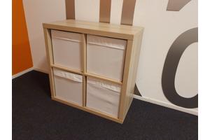IKEA open kast Kallax, 4 vakken, gratis af te halen in Leiden