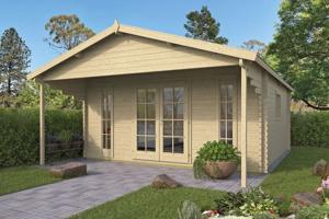 Blokhut - Tuinhuis Emiel | 44 mm | vuren onbehandeld