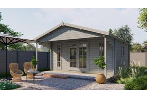 Blokhut - Tuinhuis Emiel | 44 mm | vuren onbehandeld