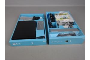 Nintendo Wii (zwart) + Wii sports +  Wii Wild Adventures