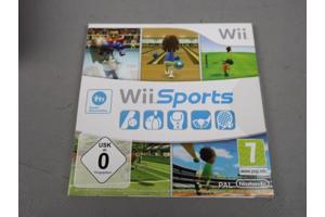 Nintendo Wii (zwart) + Wii sports +  Wii Wild Adventures