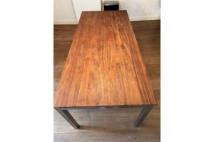 Eettafel 200cm lang x 90 diep x 75 hoog