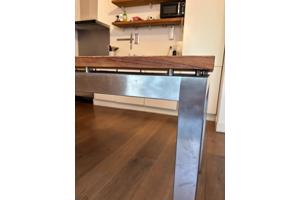Eettafel 200cm lang x 90 diep x 75 hoog