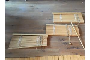 4 stuks houten ikea lamellen 60cm breed 220cm hoog