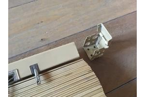 4 stuks houten ikea lamellen 60cm breed 220cm hoog