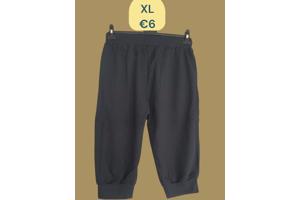 Nanqier heren korte broek donkerblauw grijs XL