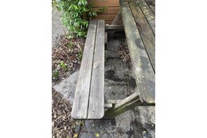 Picknicktafel met inklapbare banken