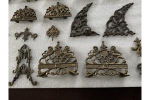 Messing klok ornamenten