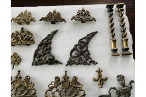 Messing klok ornamenten