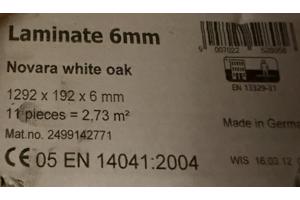 Laminaatvloer Krono Swiss 68m2 incl 79m plint