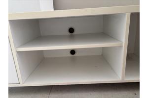 Wit mdf televisiemeubel maatwerk